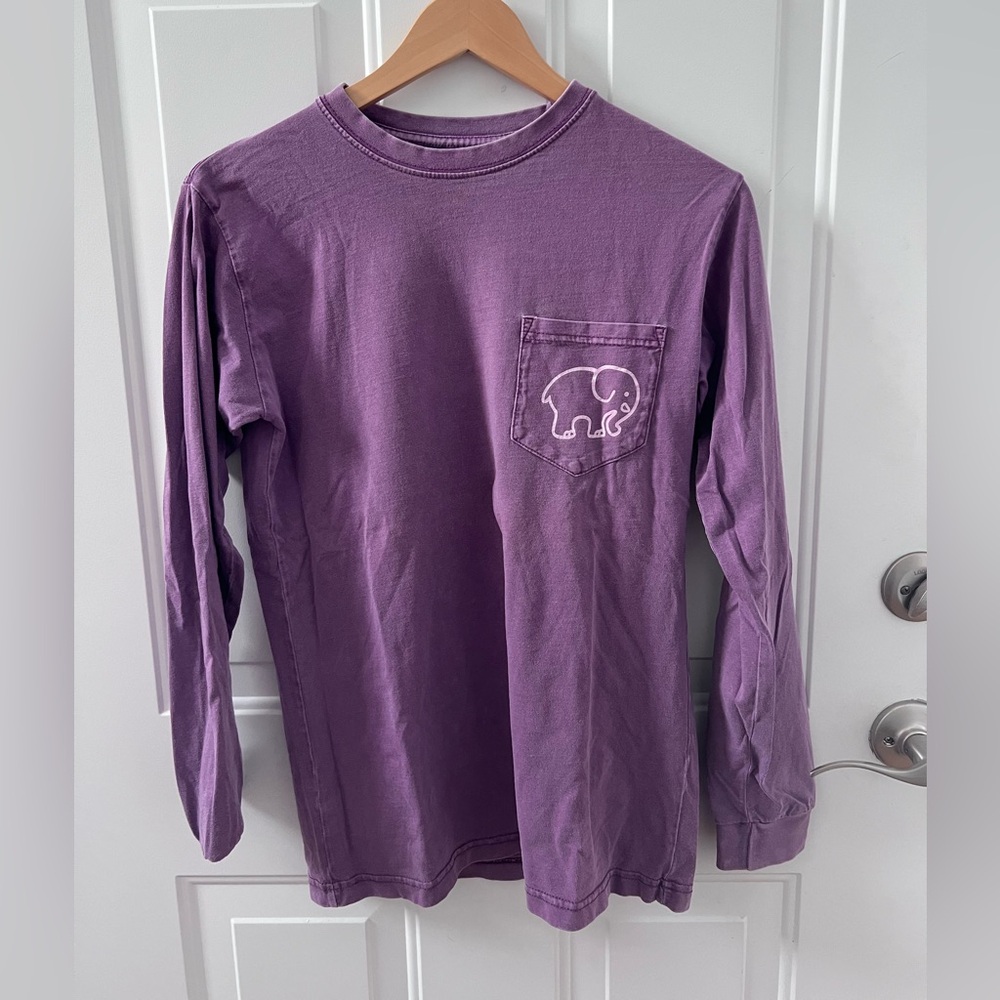 Ivory Ella Kids Long Sleeve Shirt in Purple